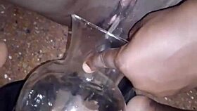 salty rain falling on shaved pussy milf wife hairless