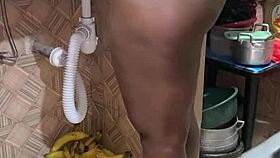 Swingers family, is this ebony milf wife taking big cock in her ass at home?