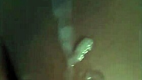 Glamorous girl sucks monster cock in the bedroom