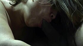 Colombian Wife in Dress Swallows Cum in Mature Scene