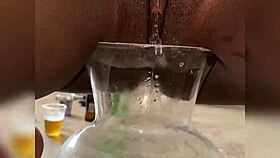 salty rain falling on shaved pussy milf wife hairless