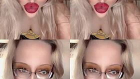 Emotional Dance Moves by Goddess with Glasses in Stunning Display