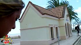 Wanna see this skinny teen with small tits and big pussy take two guys?