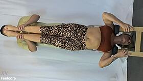 Hiring Manager Tests Life-Guard's Soles with Intense Fetish Passion