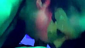 latina married woman feels pleasure riding a black guy's big cock in lingerie