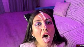 Compilation Of Cum On Face, In Mouth, And Swallowing For 18-19 Yo