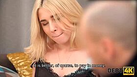 Debt4k Fascinating Blonde With Curly Hair Fucked By Debt Collector In Reality POV With Oral And Pantyhose