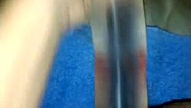 Wife hayley uses big dildo in part one.