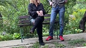 your mother-in-law controls you with her curvy nylon charm