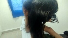 Pretty Doctor Expresses Milk From Big Nipples While Giving Blowjob To Small Cock And Big Cock.