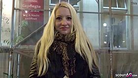 German scout intensely fucks teen from Dresden in casting anal