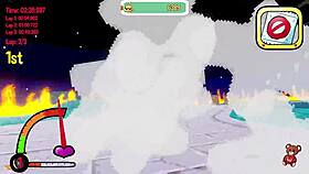 exploring the shady lewd cart in this hentai gameplay adventure