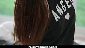 Excited Teen Stepdaughter Craves Hardcore Taboo Fun On Sick Days!