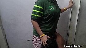 Yo, check this Indian desi bhabhi banging her husband’s friend while he’s at work!