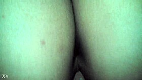 This POV shot shows sexy pussy action up close