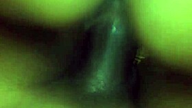 Teen slut rides black cock and gets huge creampie