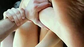 Blonde Couple Has Risky Sex On Roadside!