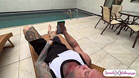 brasileira fazendo porno selvagem em motel de luxo carioca, completo no sheer e x-red