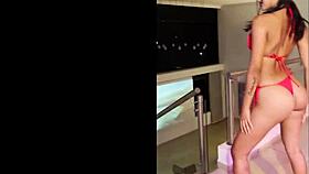 kimberly diablo takes a big white cock in her latina pussy