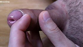 cute guy with small cock shoots his juice.