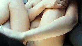 Blonde Couple Has Risky Sex On Roadside!