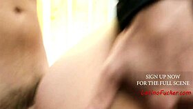 Twink dives deep into bareback anal with older guy