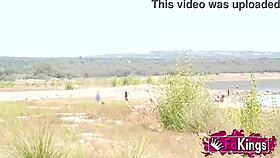 Briseida Hunts Outdoor Rookie Luck For Rough Fuck!