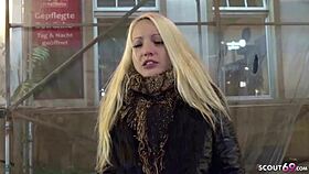 German scout intensely fucks teen from Dresden in casting anal