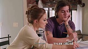 tutor teaches student with taboo step mom relationship - lexi luna tyler cruise