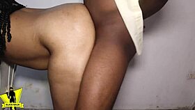 black ninja rock a neighbor so hard and cum in doggystyle shaved big cock big ass natural tits