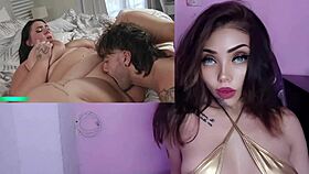 big voluptuous girl moans as she fucks her lover intensely. her big tits bounce with every thrust