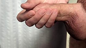 an amateur enjoys a close-up solo masturbation in the early morning light