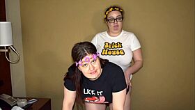 long clip double pregnant rimjob action