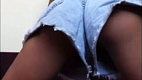 amateur explores toys in solo session