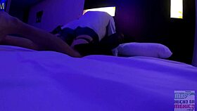 The secretary says, 'I'm fucking him right in front of you, husband.'