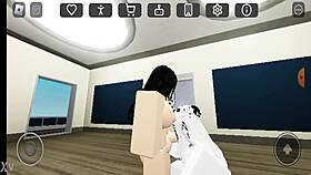 i-i love watchin' the futa girl fuck the cow so hard