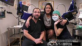 Channy Crossfire's pussy fucked by lesbians