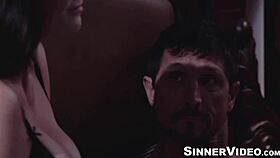 muscular tommy gunn and brunette silvia saige share a passionate encounter