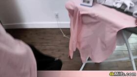 Busty housewife shares POV moment with husband