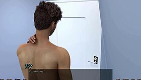 sasha gets stranded in space and flashes her huge tits