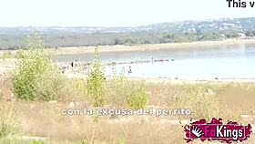 Briseida Hunts Outdoor Rookie Luck For Rough Fuck!