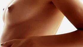 perfect brunette teen ariel does sensual striptease session.