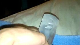 Wife hayley uses big dildo in part one.