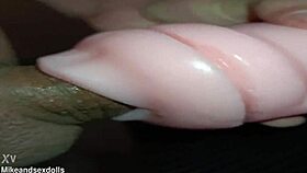 Trailer Kissy gives intriguing blowjob to real doll