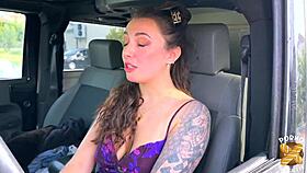 livia jeune feels beautiful emotions while eating dick and pussy with her natural tits