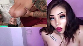 big voluptuous girl moans as she fucks her lover intensely. her big tits bounce with every thrust