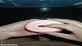 Trailer Kissy gives intriguing blowjob to real doll