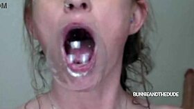 milf biggest blowjob, uh, cum bubble ever with bunnieandthedude, dang it!