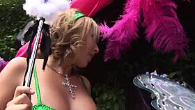 Cosplay Orgy Outdoors Explodes In Sexy Afternoon!