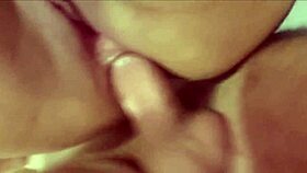 he surprises me while preparing coffee, licking pussy